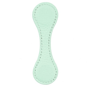 Magnetic buckle bookmark / Litchi grain light green (with edge sealing)