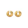 Wholesale 1 Pair Simple Style Streetwear U Shape Plating Stainless Steel Ear Cuffs