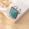 Wholesale Bohemian retro personalized turquoise ring Fashion Women's bracelet ring jewelry
