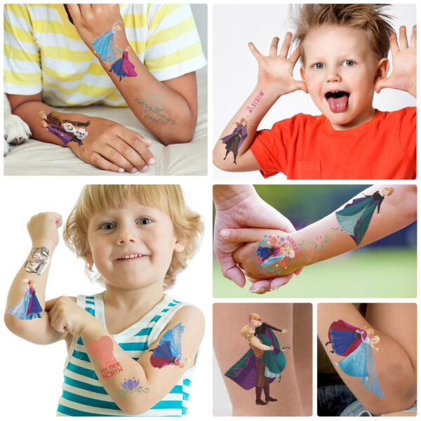 oly-9623dc697fa2347f7bc70130d42fe685 Wholesale New Disney Genuine Licensed Frozen Tattoo Stickers Waterproof Party Party Gift Funny Fun Face Stickers