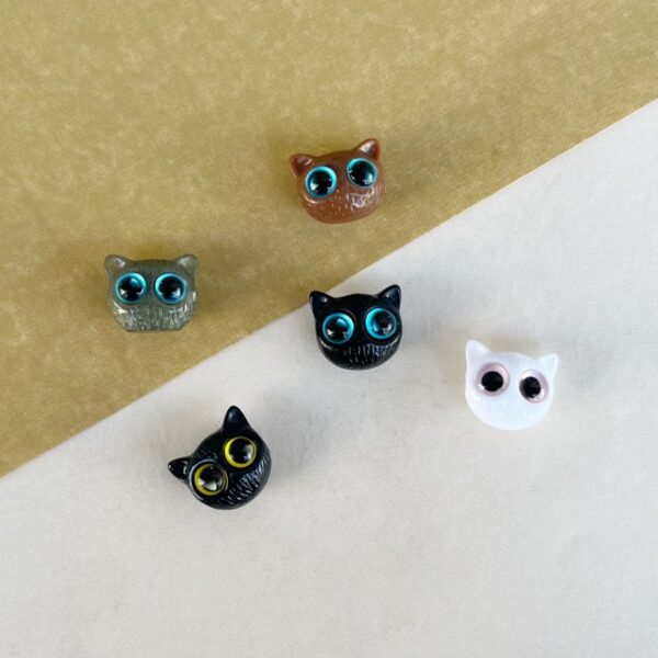 Wholesale Cat head K cat loose beads string Charms