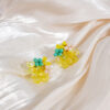 oly-9624d6e9ea50c1ab3f8cbb260ea7c2d8 Wholesale Ins Spring/Summer Colored Flower Earrings Hand-made Crystal Beaded Woven Pineapple Red Cherry Long All-match Stud Earrings