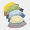 oly-96296ef196f203caa60968ea44052478 Wholesale Japanese style artistic fresh contrast color handmade crocheted fisherman hat female Korean style summer hollow sun protection straw hat bucket hat