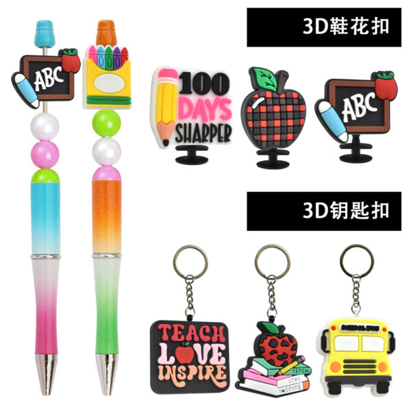 Wholesale DIY School Season Ballpoint Pen Beaded