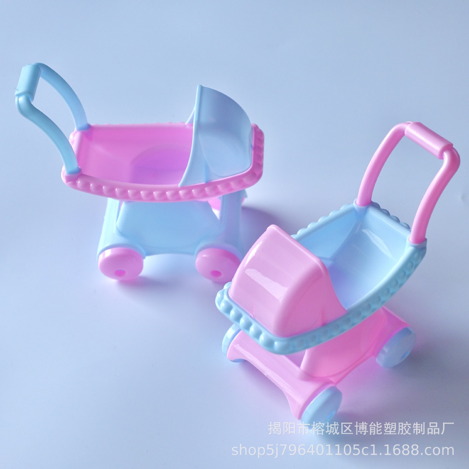 Wholesale Mini Miniature Model Kidsren's Baby Stroller Sping Car Play House Toy Aessories