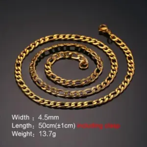 4.5mm Gold: 50cm
