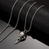 oly-965e574b3a9bd5be61c7cef151dcd7d2 Wholesale Fashion European and American Retro Diablo Skull Necklace Crow Sheep Gothic Hip Hop Punk Rock Sweatshirt Chain