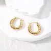 Wholesale 1 Pair Vintage Style Simple Style Classic Style Geometric 201 Stainless Steel Earrings