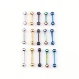 Ear Bone Stud Mixed Color 5 / 10mm