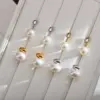 1 Pair Lady Geometric Inlay Stainless Steel Pearl Zircon Gold Plated Ear Studs
