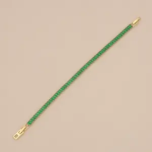 Gold / One Size / 5# Long Green Zirconium