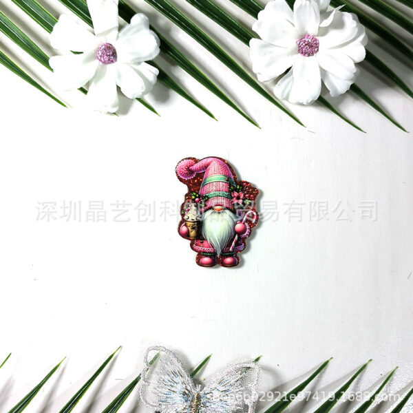 Wholesale Specializing in cross-border best-selling sequined acrylic DIY accessories and jewelry - Santa Claus series from Jingyi Innovation Factory