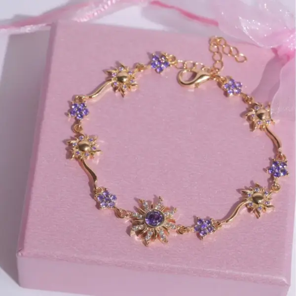 Wholesale Jewelry Vacation Classic Style Flower Copper Plating Bracelets