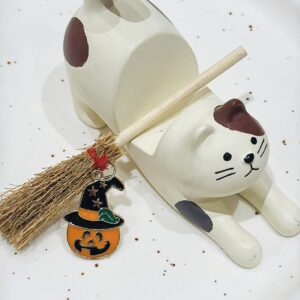 Orange Pumpkin Cat Head