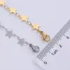 PVD Coated 18K Gold Plated Star 304 Stainless Steel Simple Style Waterproof Non Tarnish 304 Stainless Steel Choker