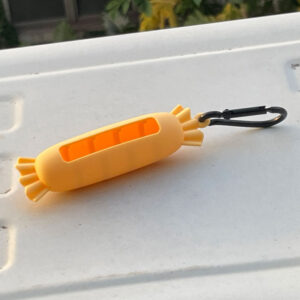 Protective case + carabiner / candy yellow