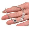 oly-96aeae4f4b124314e408833c744bde2f Wholesale Undersea and Starry Sky Natural Cat's Eye Shattered Sier Beaded Bracelet Light Luxury High-end Celebrity Bracelet Internet Celebrity Elegant Women