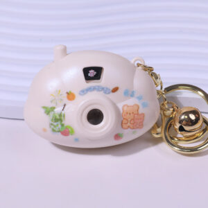White Shell bear + gold buckle Golden Bell / Bell