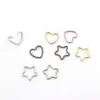 316L Stainless Steel No Inlaid Ear Cartilage Rings & Studs Heart Waterproof Non Tarnish Surgical Steel