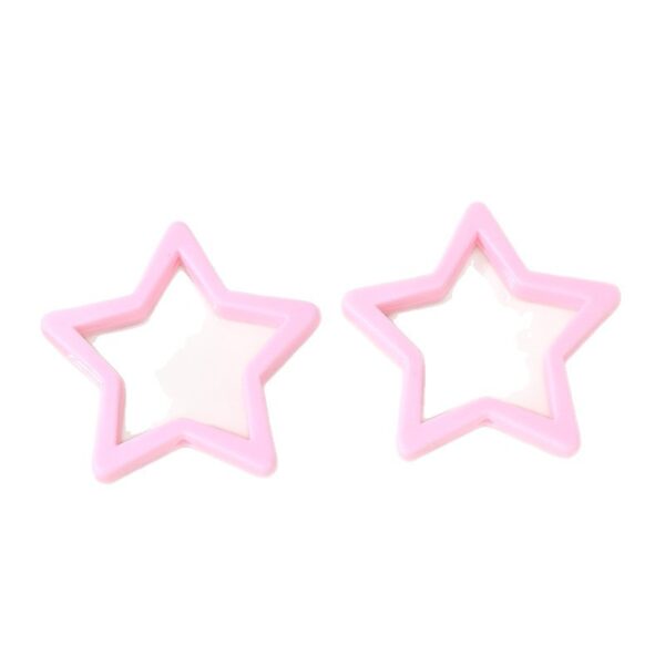 Wholesale Large macaron-colored five-pointed star beads