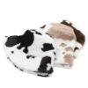 Wholesale Cross-border bucket milk cow pattern plush vintage fisherman hat autumn and winter thickened warm hat Korean style women's all-match basin hat