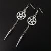 Wholesale Five-inted Star Sword Daer Earrings Gothic Diablo Sernatural wer Earrings Friendship Gift Manufacturers