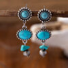 Wholesale Vintage turquoise decorative drop earrings