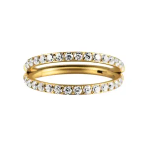 #5 Gold / Rod Thickness * Inner Diameter 1.2x8mm