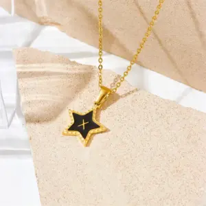 X Letter Gold Necklace