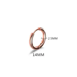 2.5 * 14mm Rose Gold (One)
