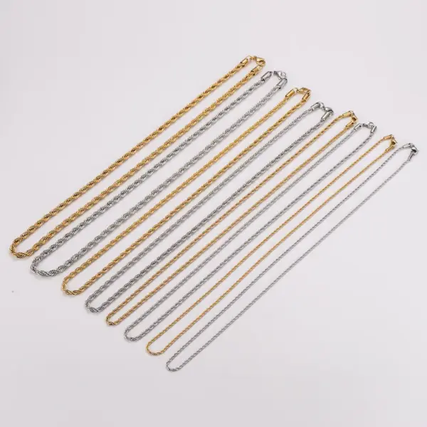 PVD Coated 18K Gold Plated Insect 304 Stainless Steel Hip-Hop Waterproof Non Tarnish 304 Stainless Steel Necklace