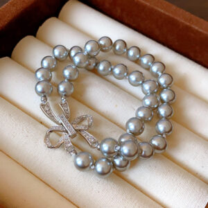 27 # Bracelet-silver-grey