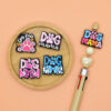 Wholesale Random 100pcs Pet Dog Phrases Letter Beads