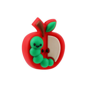 3d apple bookworm