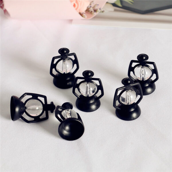 Wholesale Dollhouse Miniature Food Toy Scene Model Dollhouse Accessories Mini Retro Artificial Small Kerosene Lamp Ornaments
