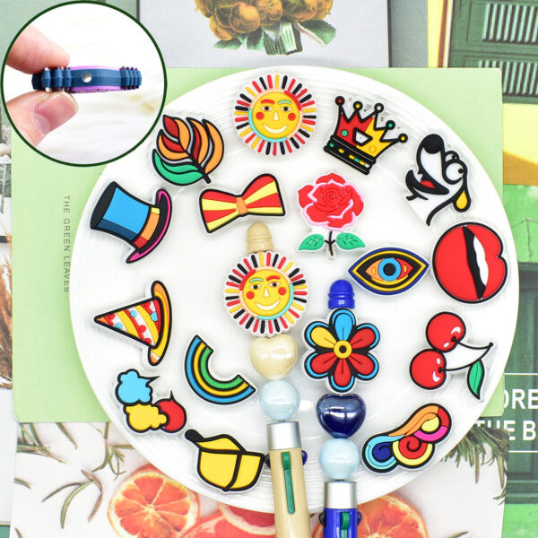 Wholesale Colorful Student Stationery Decorative Pen Beads