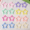 Wholesale Large macaron-colored five-pointed star beads