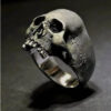 Wholesale Cross-border wish hot sale jewelry skull ring male rock gothic punk jewelry ring male gift
