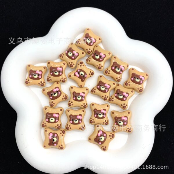 Wholesale Panda Bear Cookie Beads