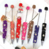 Wholesale Daisy-themed rhinestone beaded pen - fashionable and creative pen