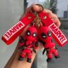 Wholesale Cross-border Marvel Deadpool and Wolverine Keychain Stereo Doll Car Keychain Hanging School Bag Pendant