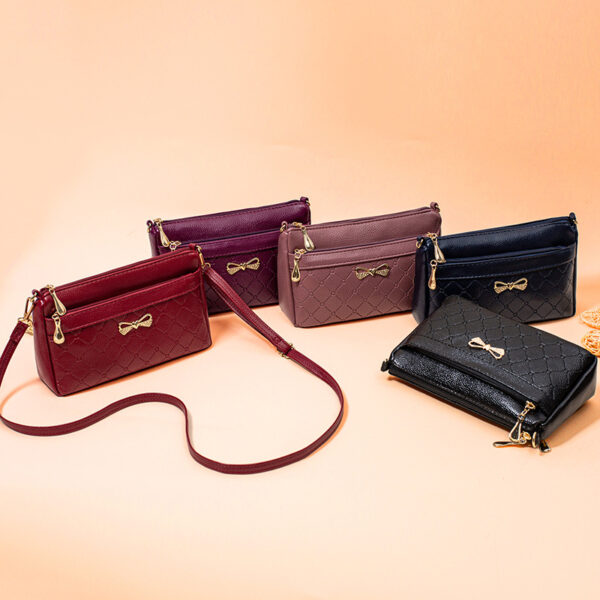 oly-974f331e8bc25b39ea845048ce00393d Wholesale 2024 Women's Bag Single Shoulder Crossbody Bag Simple Internet pular Women's Bag Stall Sply Retro Six-layer Food Bag Lightweight