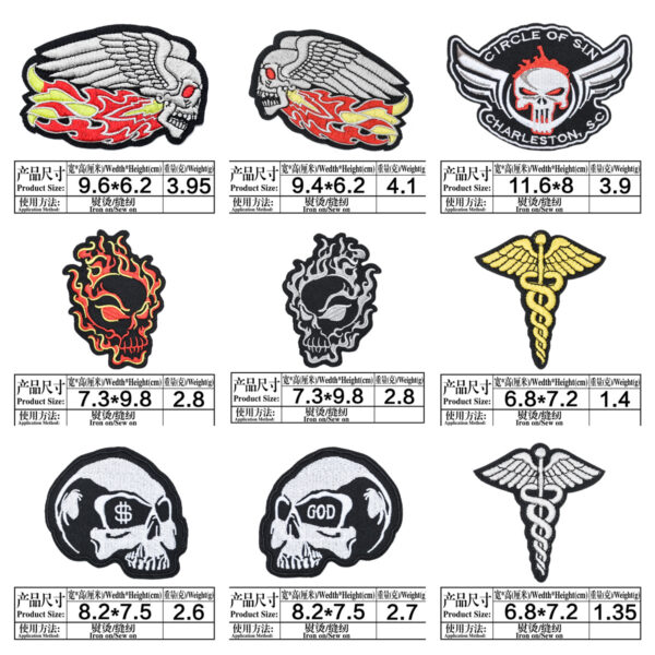oly-9751983ee2ed390f462917ff28e4f839 Wholesale Ghost head skull patch
