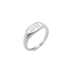 11:11 Oval Ring-Silver / No. 6