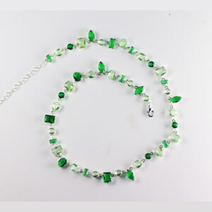 New emerald candy necklace / Gold bottom
