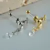 Wholesale PVD Coated 18K Gold Plated Faucet 304 Stainless Steel Resin Novelty Simple Style Waterproof Non Tarnish Ear Studs