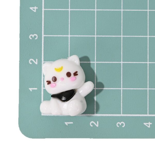 Wholesale Colorful Cute Cat Rubber Beads