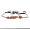 Wholesale Fashion New Lion Head Wheel Copper Bead Bracelet Set Hot-saling