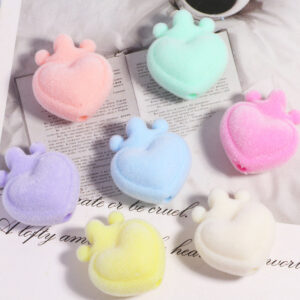 Wearing a crown and a heart