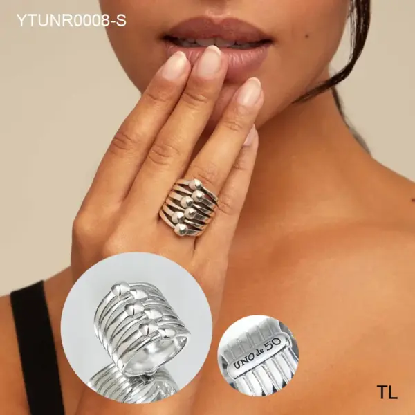 304 Stainless Steel Circle PVD Coated Stone-Free Real Gold Plated Simple Style Waterproof Non Tarnish Plating Rings